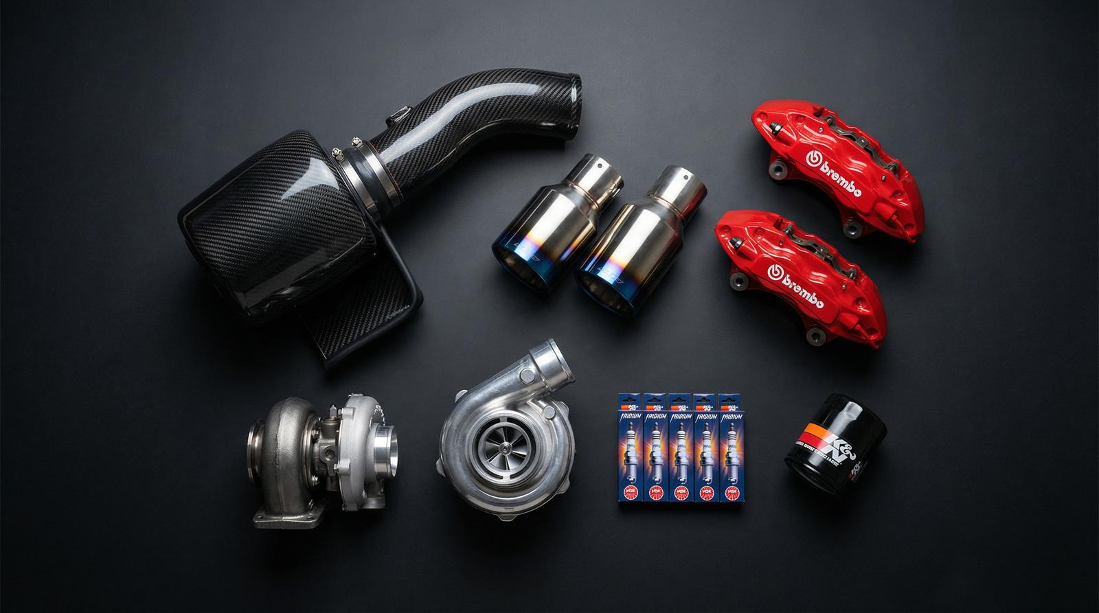 偷拍修车改装配件展示